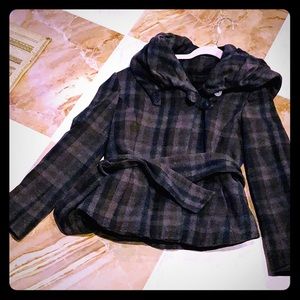 ❗️FINAL PRICE❗️ZARA Checked Kimono Coat